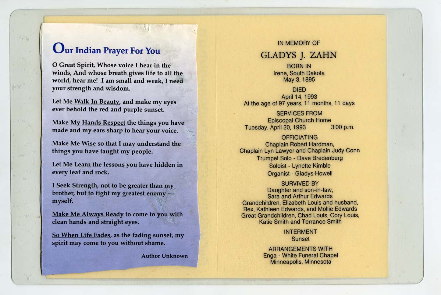 o great spirit indian prayer