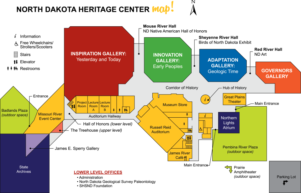 North Dakota Heritage Center & State Museum map