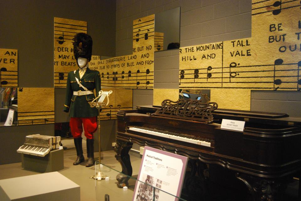 Music display in the Cultural Expressions exhibit in the Inspiration Gallery: Yesterday and Today