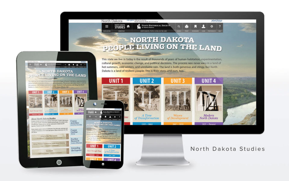 ND Studies - North Dakota People Living on the Land website