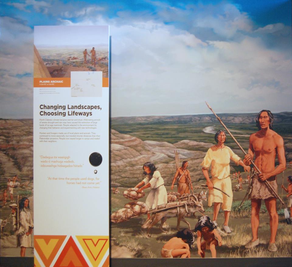 Innovation Gallery: Early Peoples-Changing Landscapes, Choosing Lifeways panel