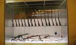 Guns of North Dakota exhibit case