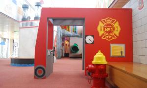Play fire engine structure for kids
